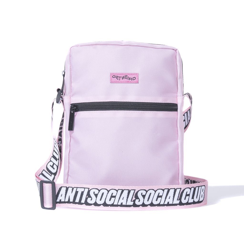 Anti Social Social Club Get Weird Shoulder Bag "Pink" - Lucid Soles