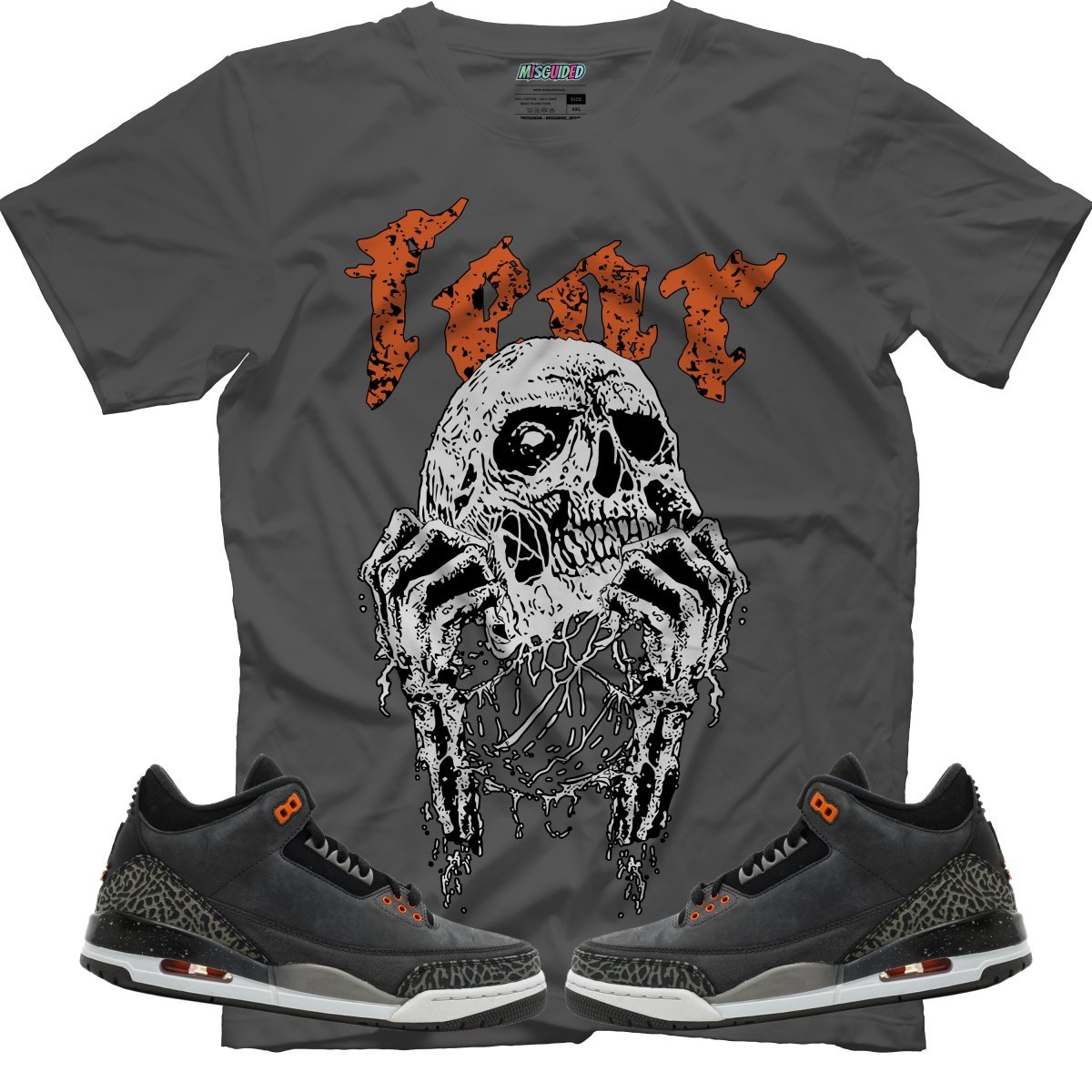 Fear (Air Jordan 3 Fear) T-Shirt - Lucid Soles