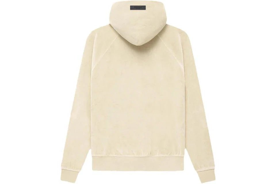 Fear of God Essentials Women's Velour Hoodie Egg Shell (W) - Lucid Soles