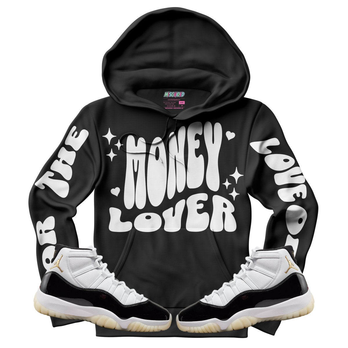 For The Love Of Money (Air Jordan 11 Gratitude) Hoodie - Lucid Soles