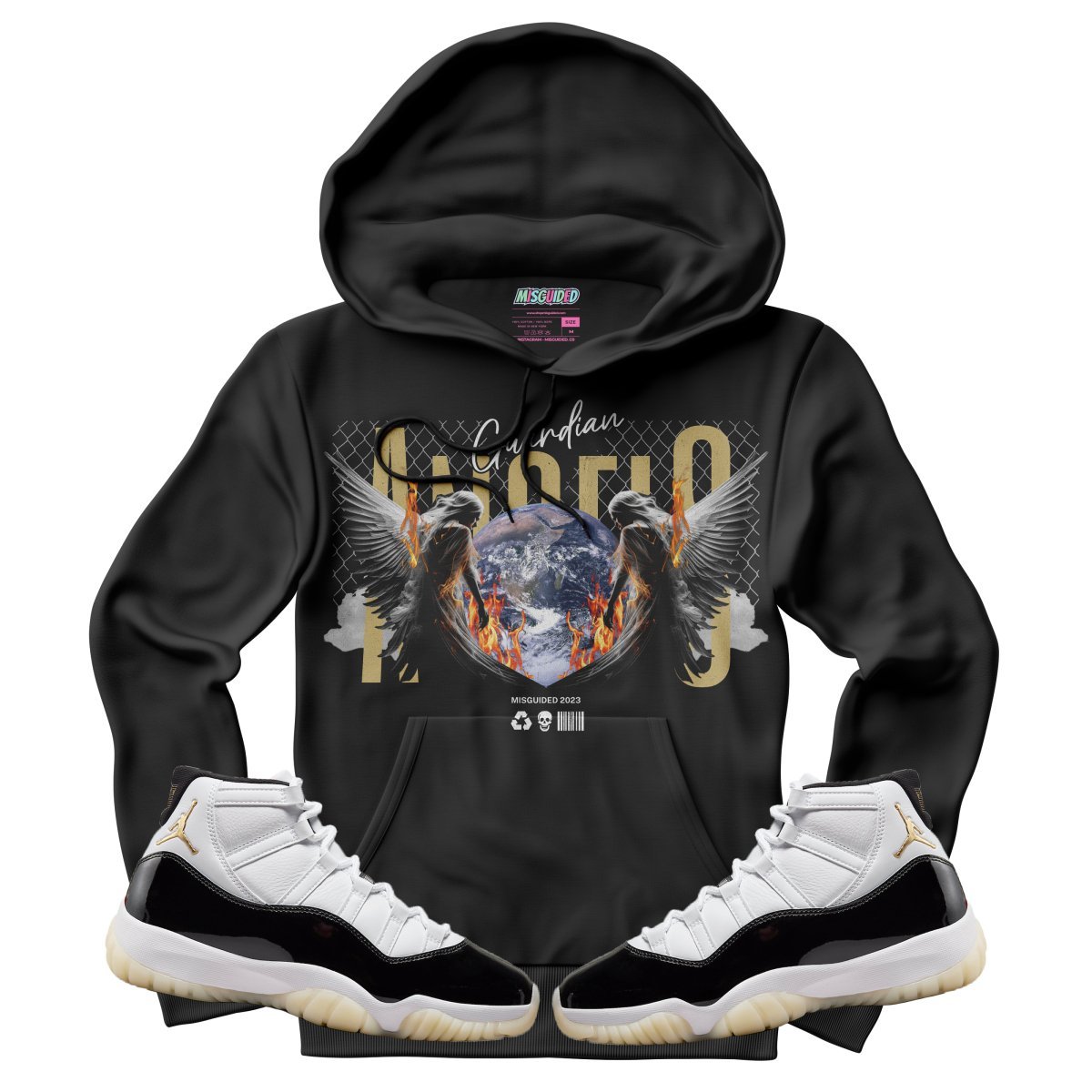 Guardian Angels (Air Jordan 11 Gratitude) Hoodie - Lucid Soles