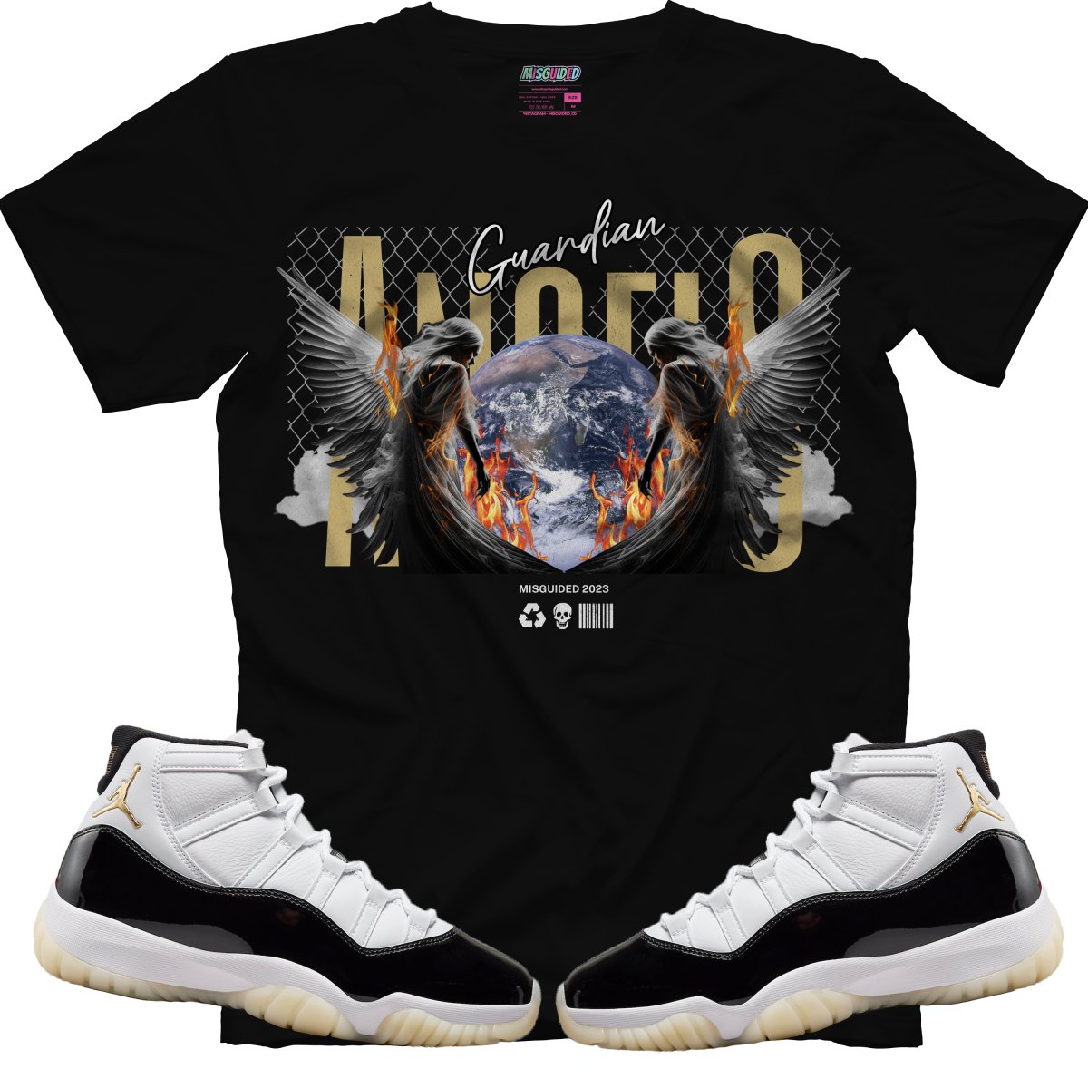Guardian Angels (Air Jordan 11 Gratitude) T-Shirt - Lucid Soles
