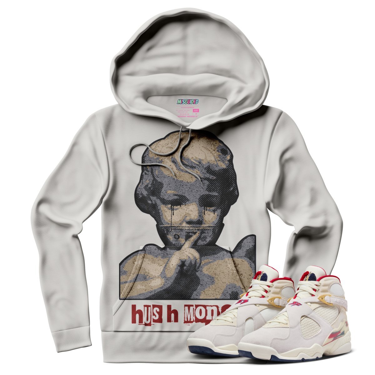 Hush Money (SOLEFLY X AIR JORDAN 8 “MI CASA ES SU CASA”) Hoodie - Lucid Soles