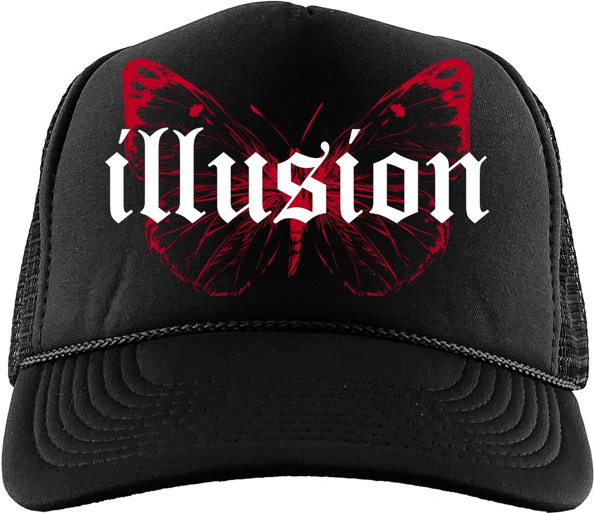 Illusion (Air Jordan 8 Playoff) Trucker Hat - Lucid Soles