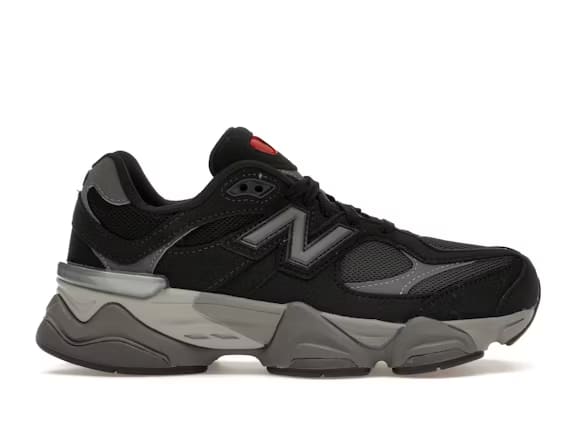 New Balance 9060 Black Grey (GS) - Lucid Soles