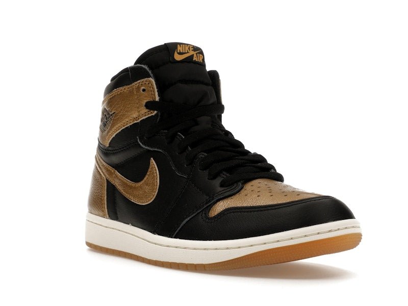 Air Jordan Retro 1 "Black Metallic Gold" - Lucid Soles