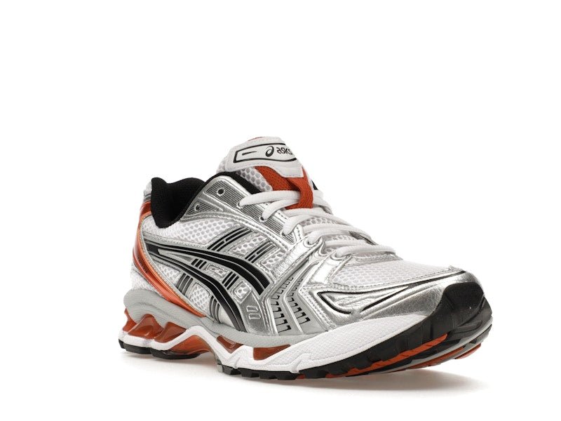 ASICS Gel - Kayano 14 White Piquant Orange - Lucid Soles