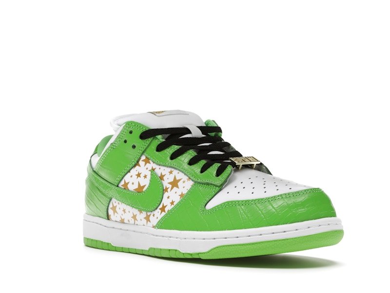 Nike SB Dunk Low Supreme Stars Mean Green (2021) - Lucid Soles
