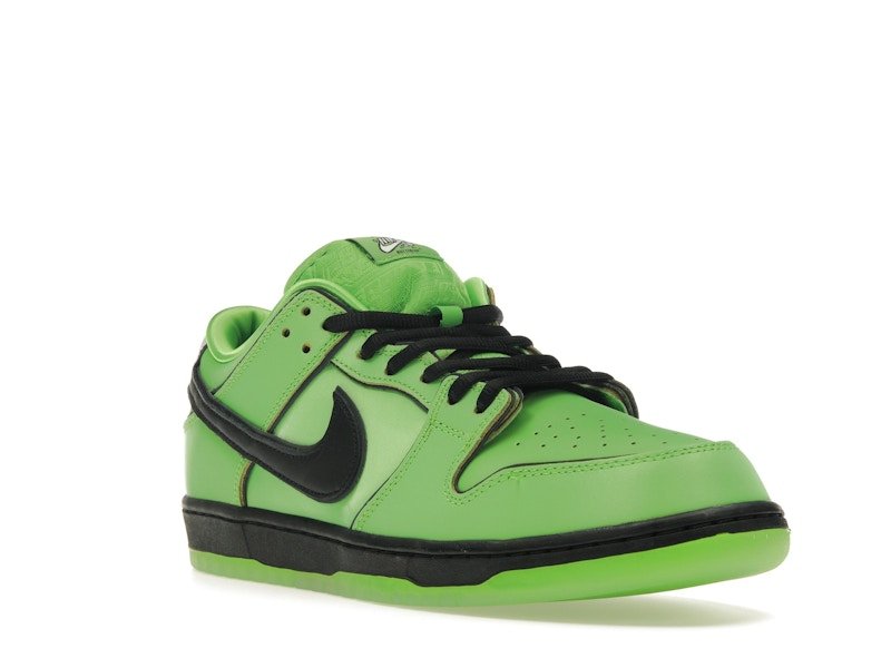 Nike SB Dunk Low The Powerpuff Girls Buttercup - Lucid Soles
