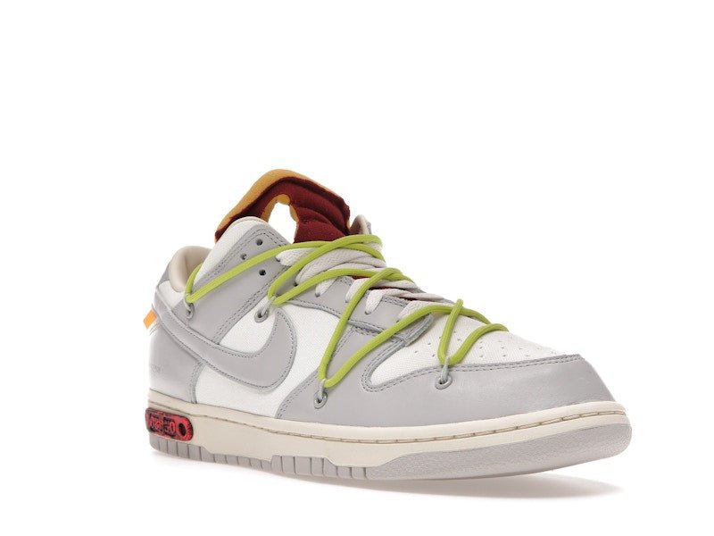 Nike Dunk Low Off White "Lot 8" - Lucid Soles