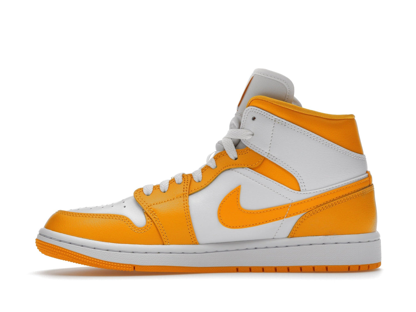 Air Jordan 1 Mid White University Gold