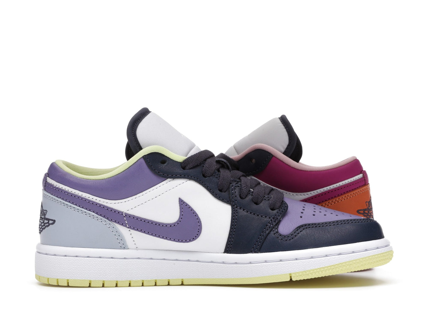 Air Jordan 1 Low Purple Magenta - Lucid Soles