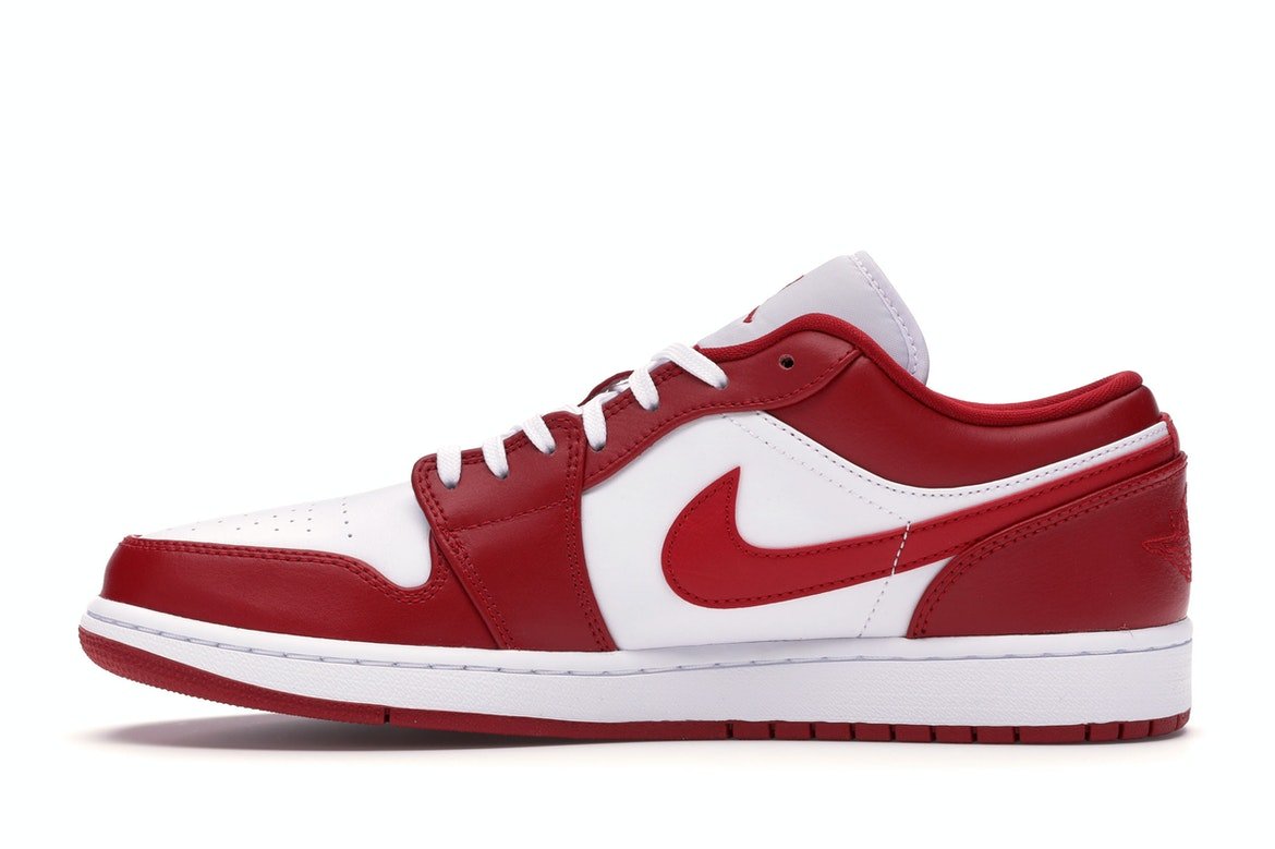 Air Jordan 1 Low Gym Red White - Lucid Soles