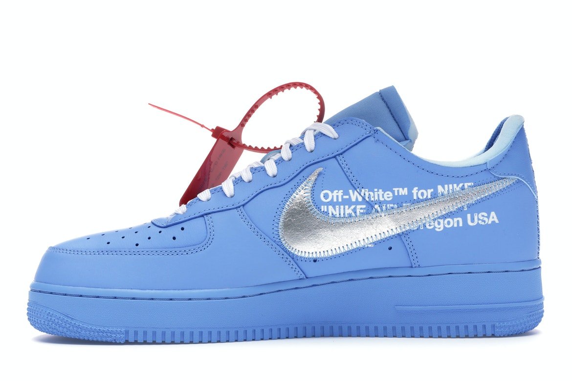 Nike Air Force 1 Low "Off - White MCA University Blue" - Lucid Soles