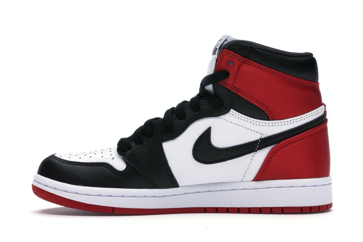 Air Jordan Retro 1 "Satin Black Toe" - Lucid Soles
