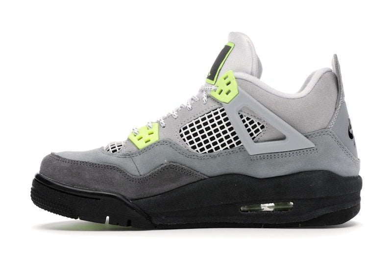 Air Jordan Retro 4 SE 95 "Neon Green" GS - Lucid Soles