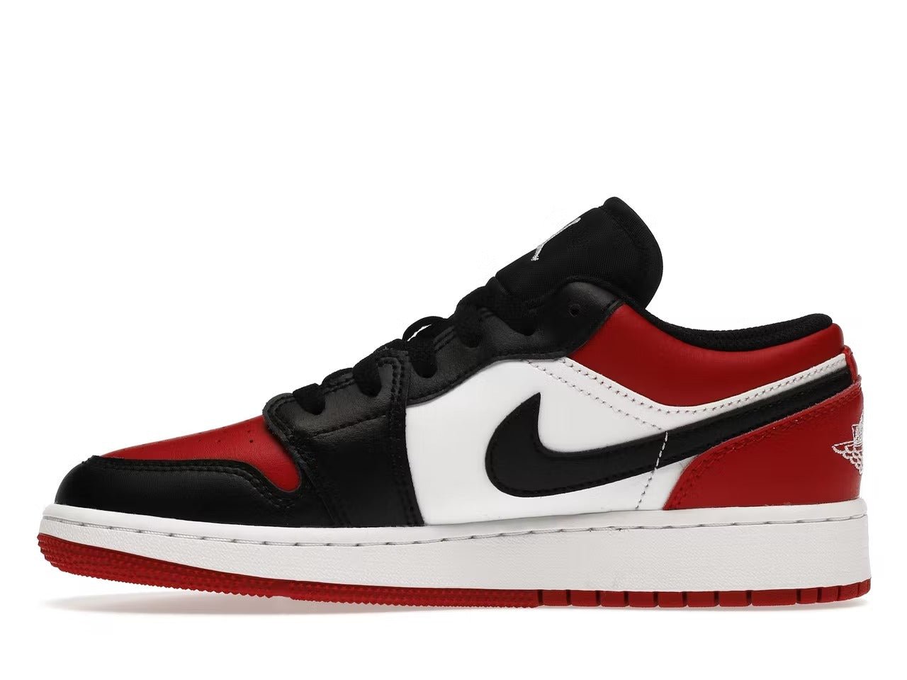 Air Jordan 1 Low "Bred Toe" - Lucid Soles