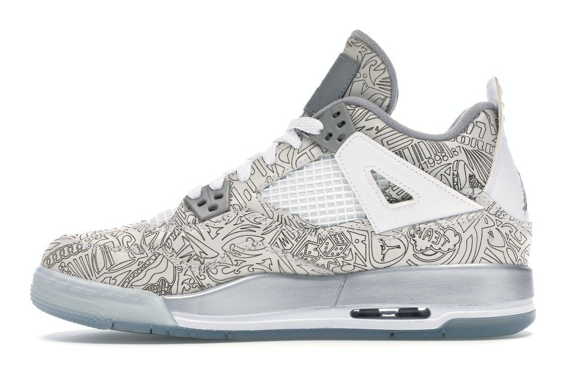 Kids Air Jordan Retro 4 BG GS "Laser" - Lucid Soles