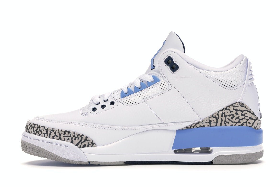Air Jordan Retro 3 "UNC" (2020) - Lucid Soles