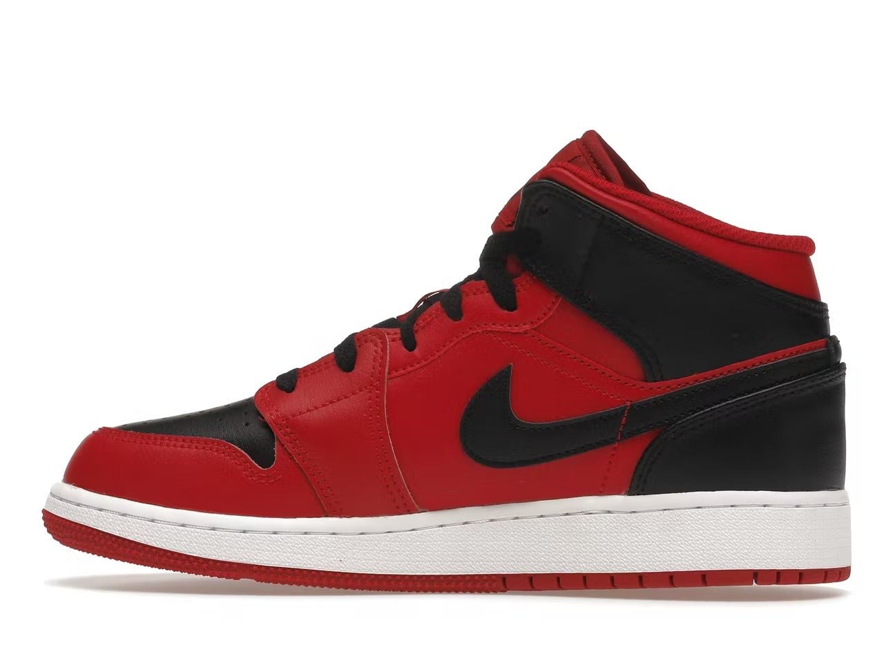 Air Jordan 1 Mid Reverse Bred (2021) - Lucid Soles