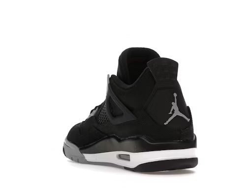Air Jordan Retro 4 Black Canvas (GS) - Lucid Soles
