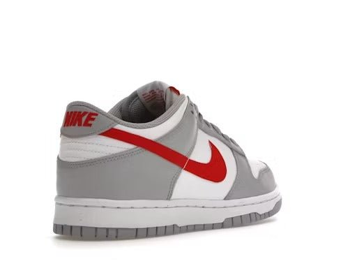 Nike Dunk Low "White Grey Red" (GS) - Lucid Soles
