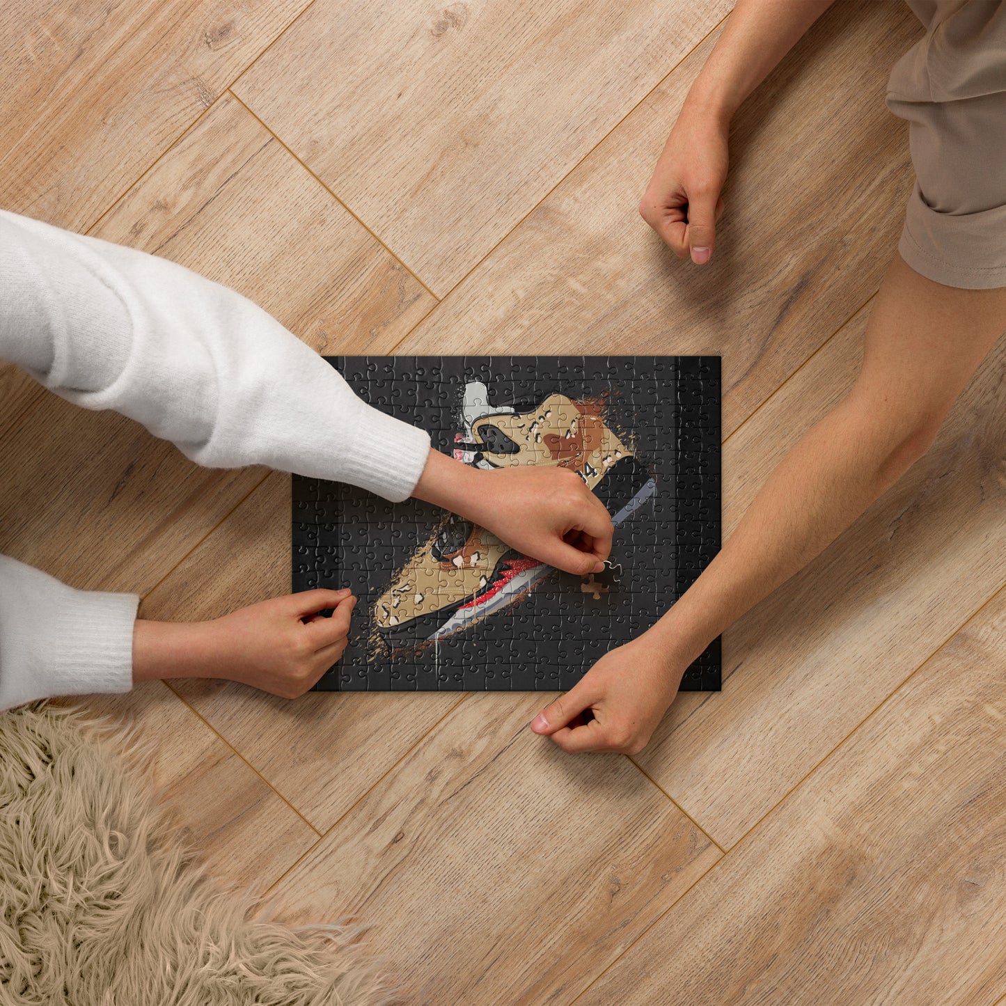 AIR JORDAN 5 RETRO SUPREME JIGSAW PUZZLE - Lucid Soles