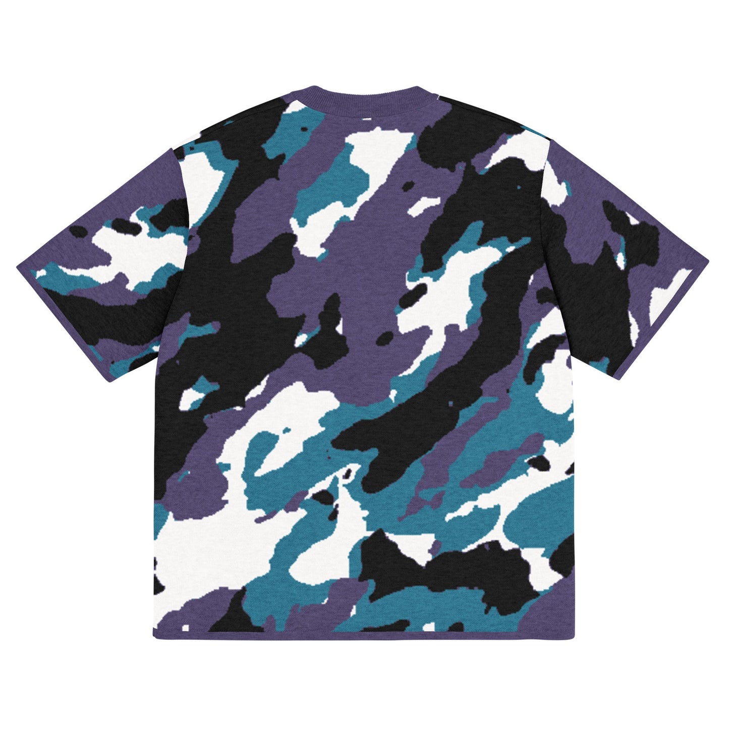 Misguided Camo (Air Jordan 5 Grape) Knitted Shirt - Lucid Soles