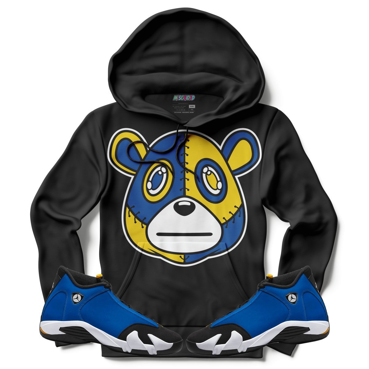 Misguided (Air Jordan 14 Laney) Hoodie - Lucid Soles
