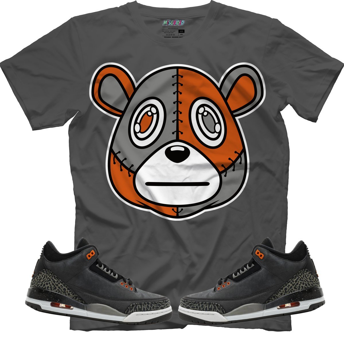 Misguided (Air Jordan 3 Fear) T-Shirt - Lucid Soles