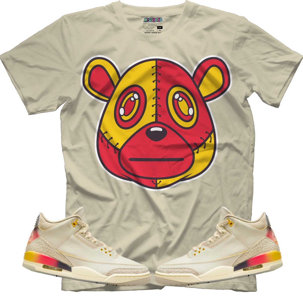 Misguided (Air Jordan 3 J Balvin Medellín Sunset) T-Shirt - Lucid Soles