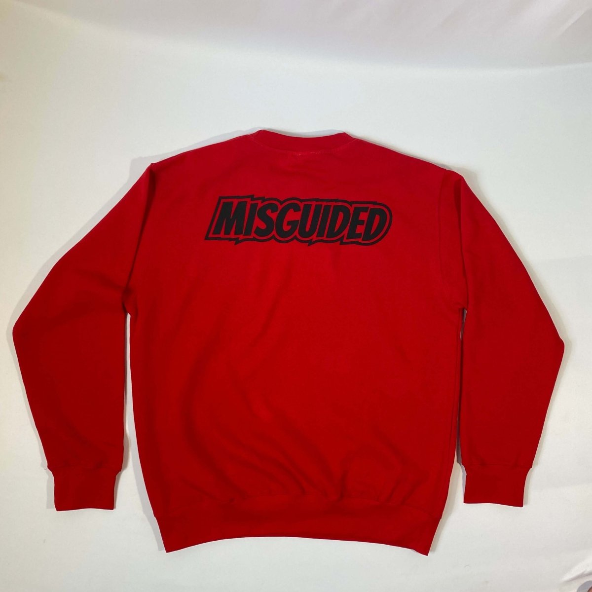 Misguided Chenille (Red Oreo 6's) Crew Neck - Red - Lucid Soles