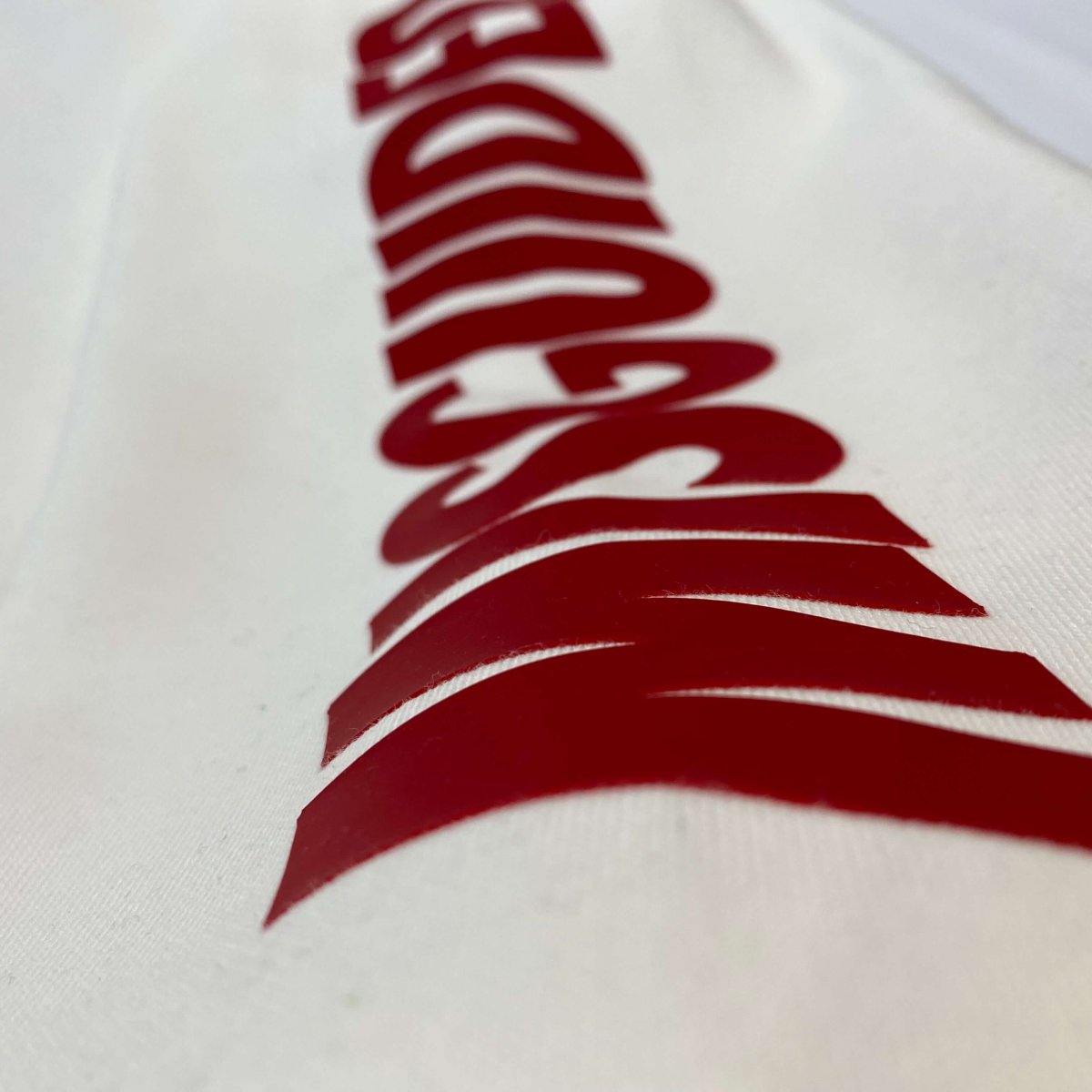 Misguided Chenille (Red Oreo 6's) Hoodie - White - Lucid Soles