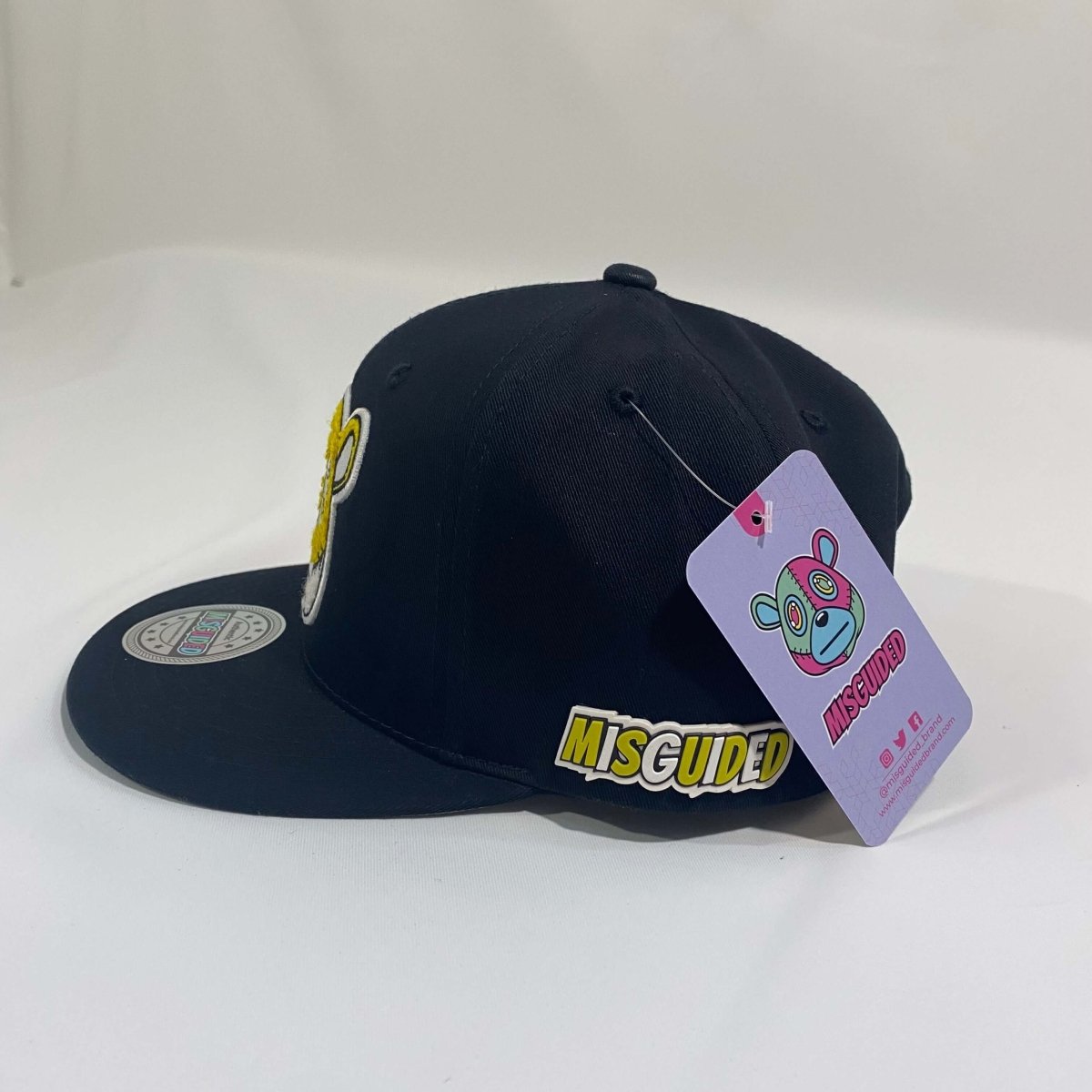 Misguided (Retro 1 Taxi) Snapback - Black - Lucid Soles