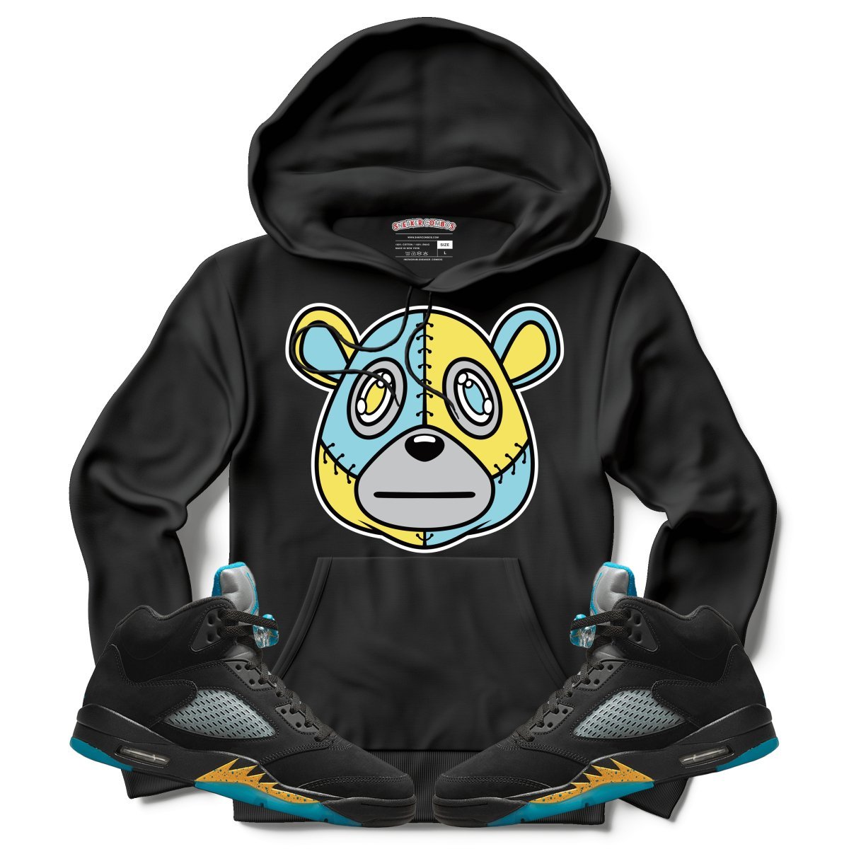 Misguided (Retro 5 Aqua) Hoodie - Lucid Soles