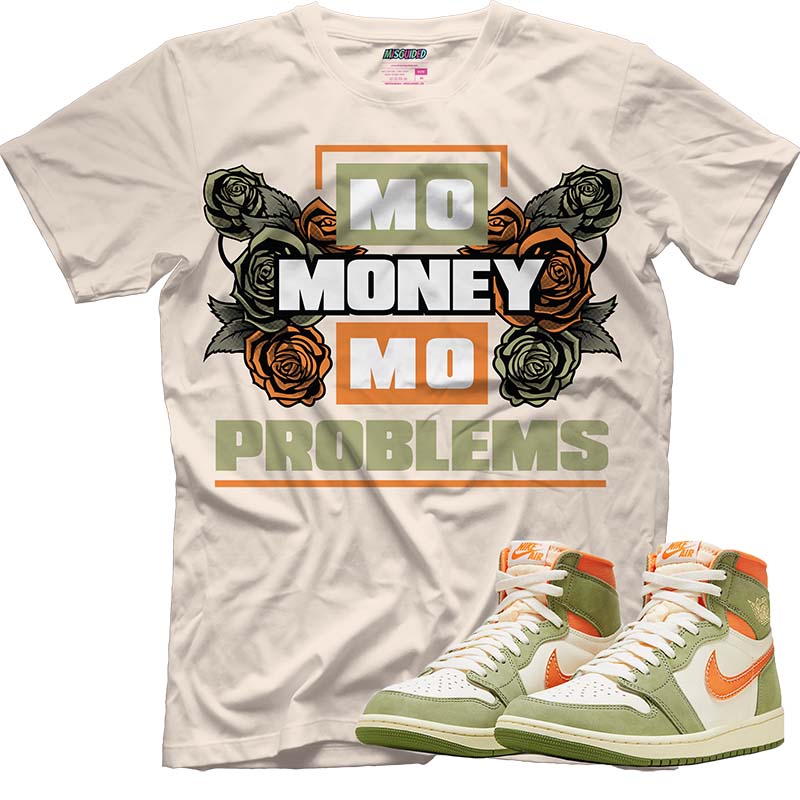 Mo Money Mo Problems (AIR JORDAN 1 HIGH OG CRAFT “CELADON”) T-Shirt - Lucid Soles