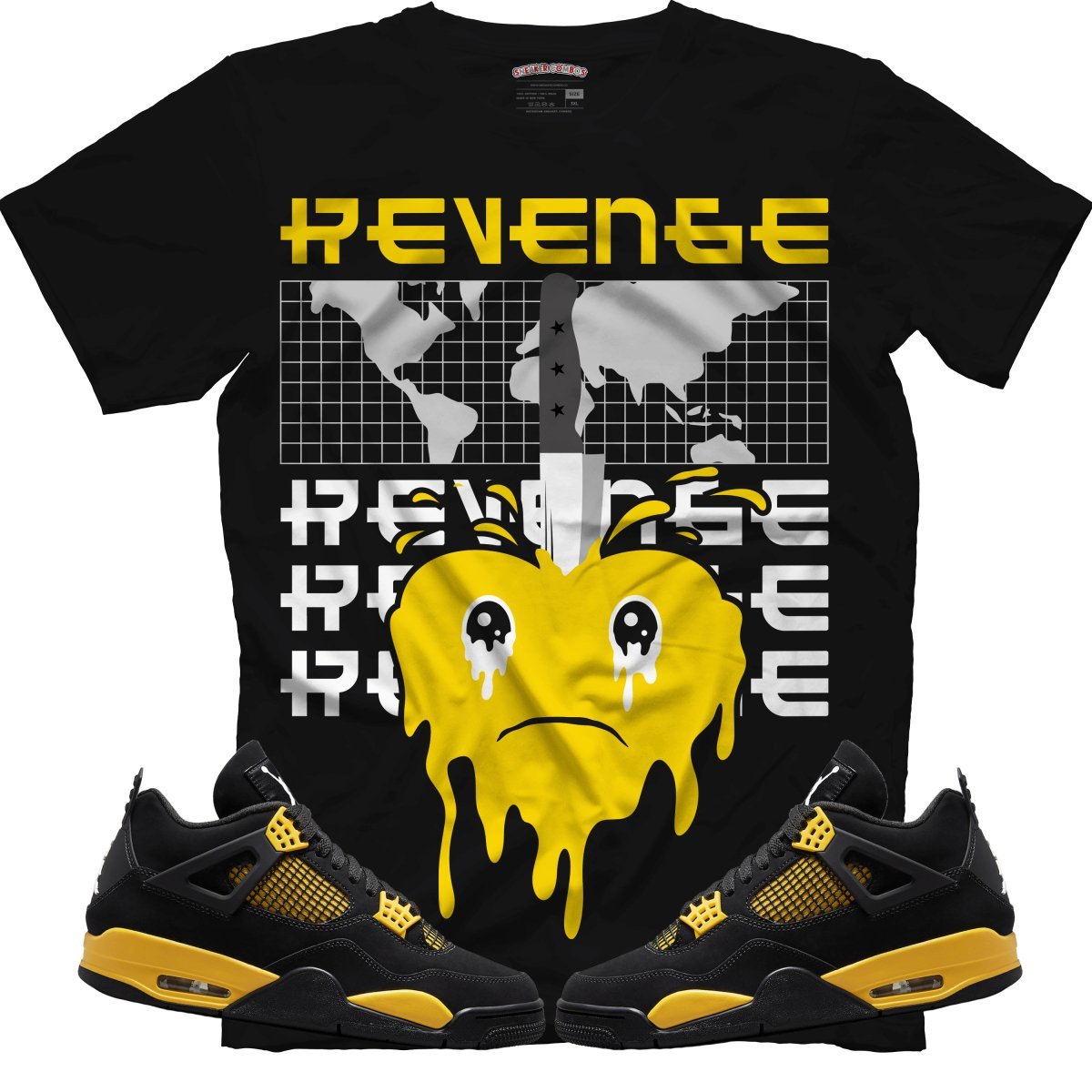 Revenge (Air Jordan 4 Thunder) T-Shirt - Lucid Soles