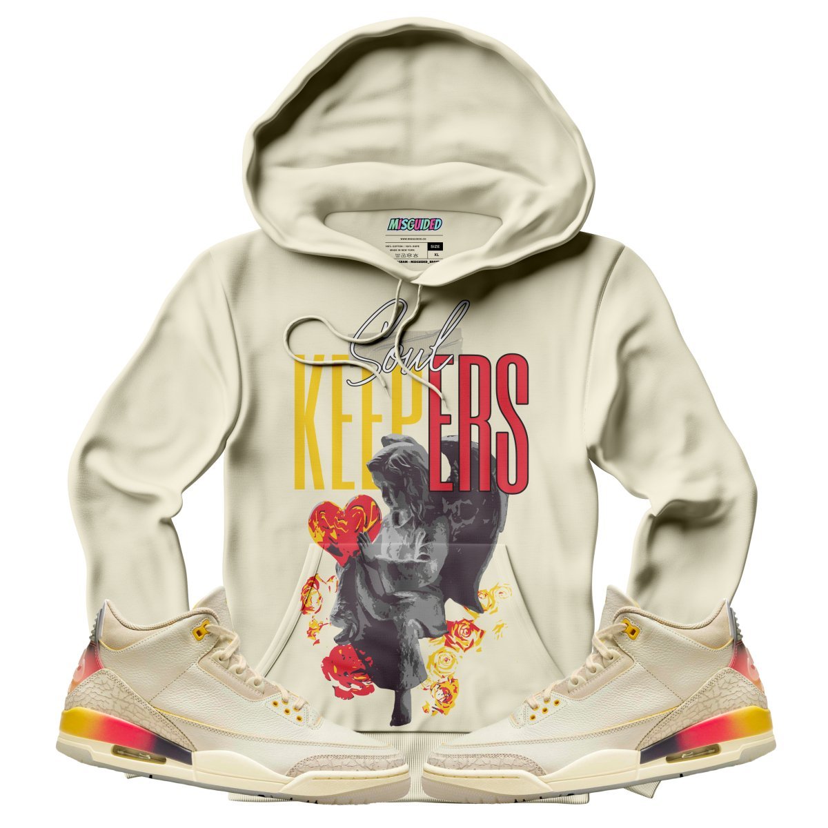 Soul Keeper (Air Jordan 3 J Balvin Medellín Sunset) Hoodie - Lucid Soles
