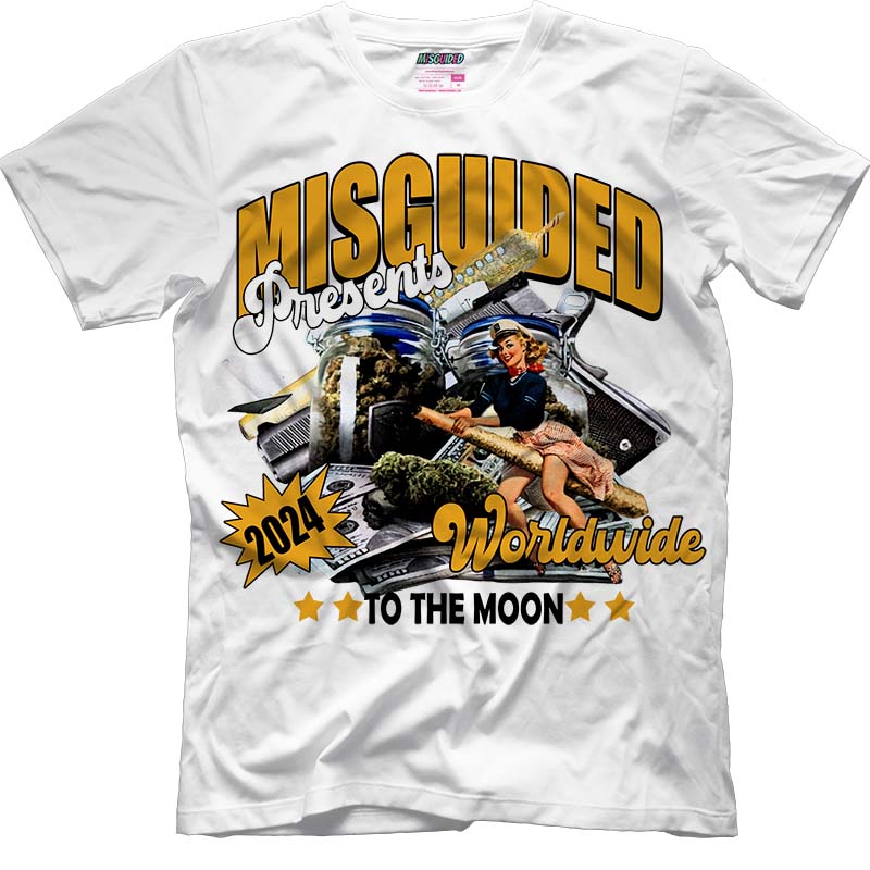 To The Moon (Air Jordan 6 Retro Yellow Ochre) T-Shirt - Lucid Soles