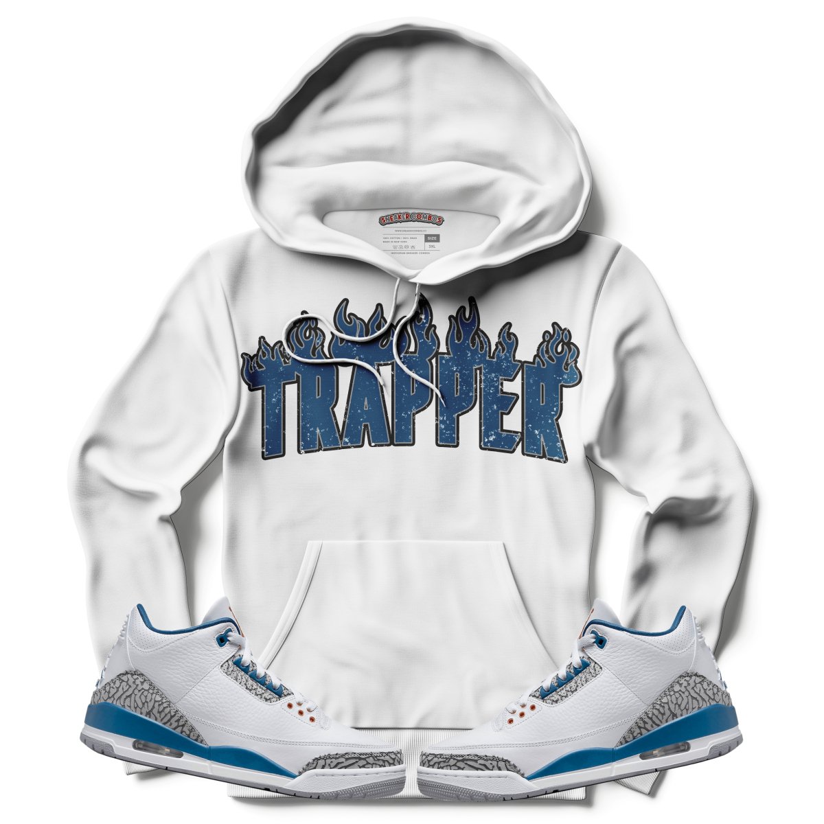 Trapper (Air Jordan 3 “Wizards” PE) Hoodie - Lucid Soles