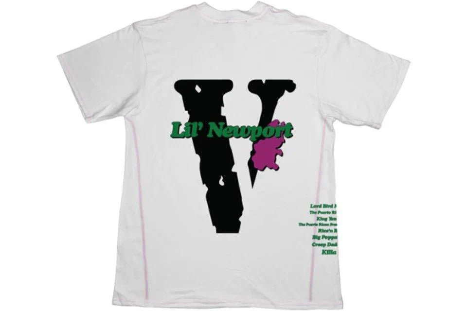 Vlone Yams Day Lil Newport T-shirt White - Lucid Soles