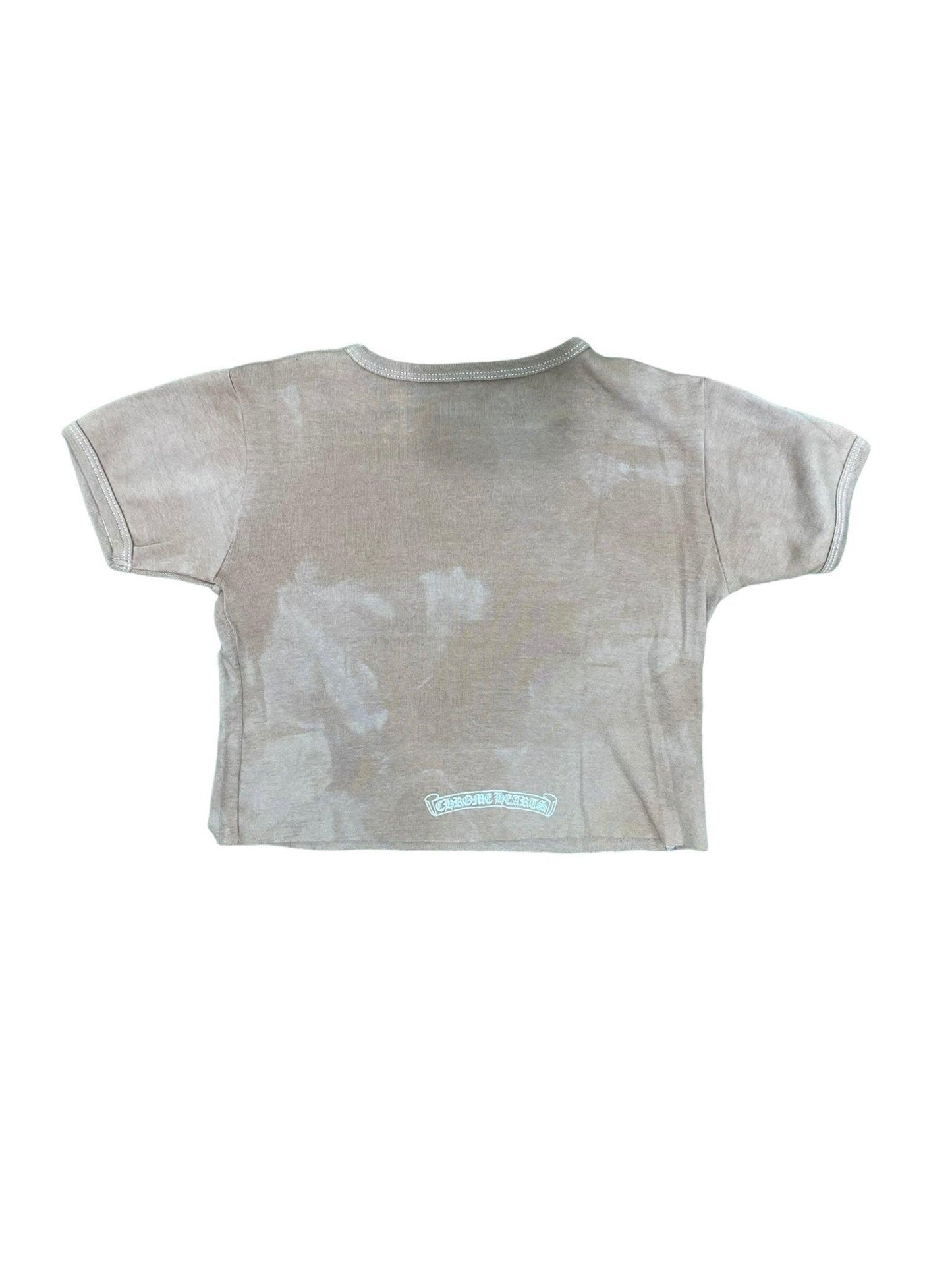 Women's Chrome Hearts x Dipped in Blue T-Shirt Brown (W) - Lucid Soles