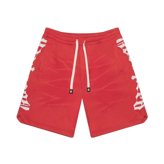 Godspeed CourtSide Shorts Red Tie - Dye - Lucid Soles