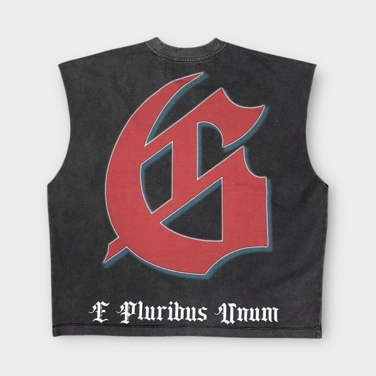 Godspeed Checkmate Sleeveless T-Shirt Black Wash - Lucid Soles