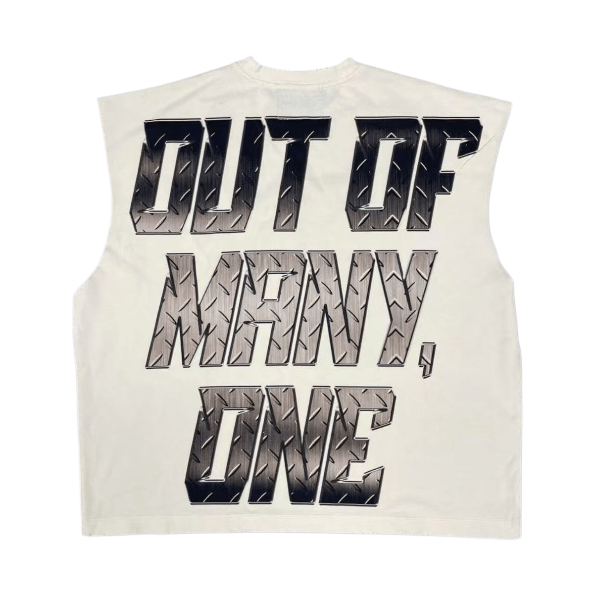 Godspeed Steel Sharpens Steel Sleeveless T-Shirt Bone - Lucid Soles