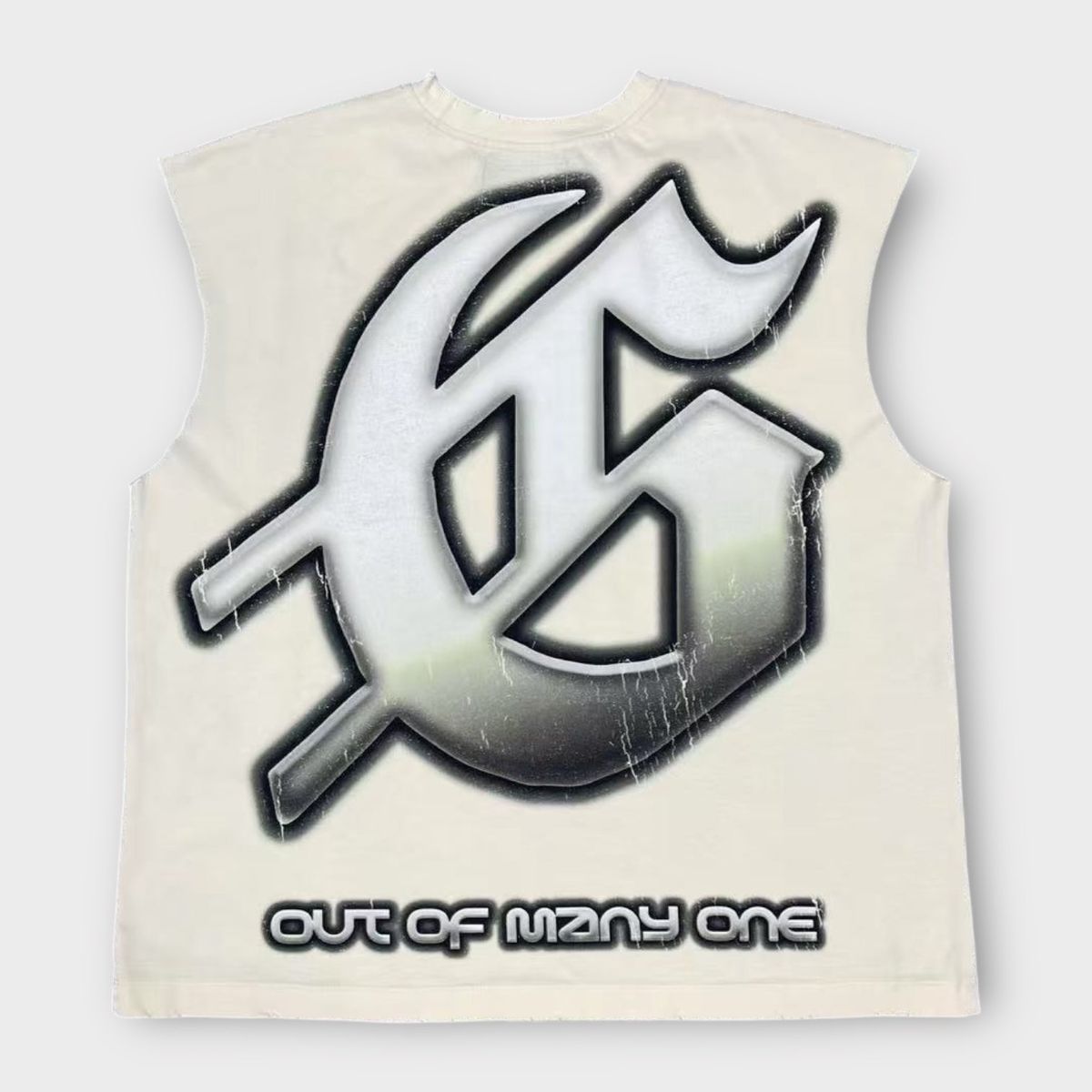 Godspeed Sunken Liberty 2 Sleeveless T-Shirt Bone - Lucid Soles