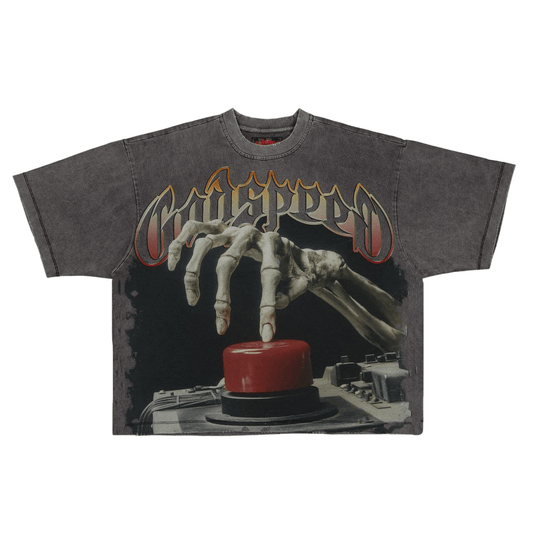 Godspeed Detonator T-Shirt Grey Wash - Lucid Soles