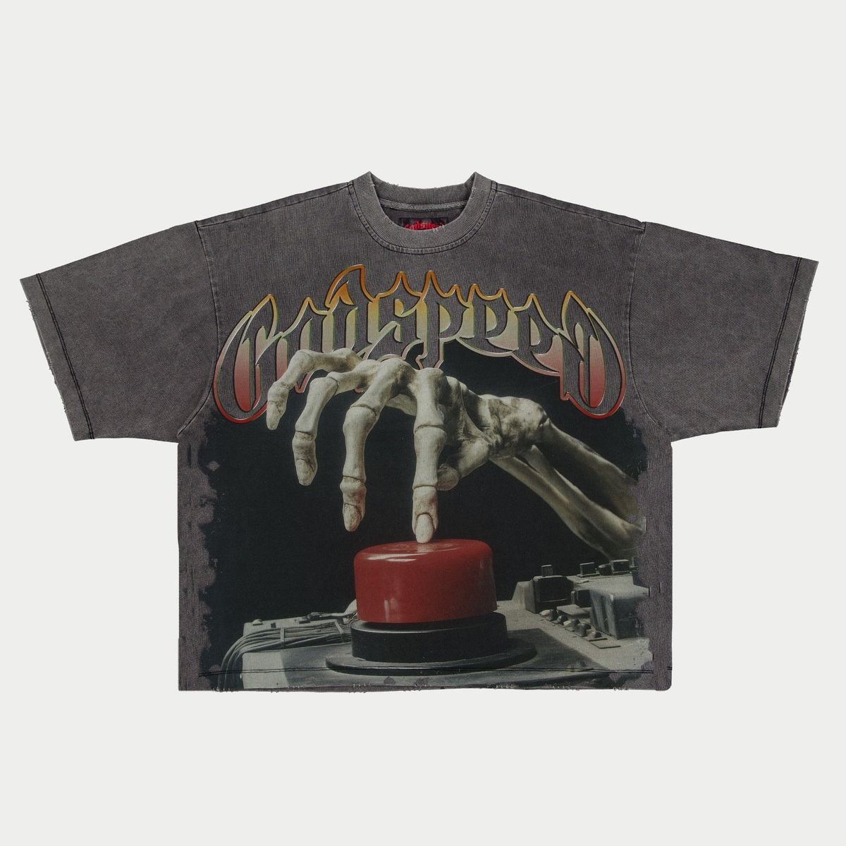 Godspeed Detonator T-Shirt Grey Wash - Lucid Soles