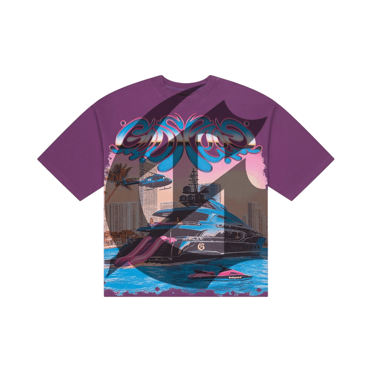 Godspeed Memento Vivere T-Shirt Grape - Lucid Soles