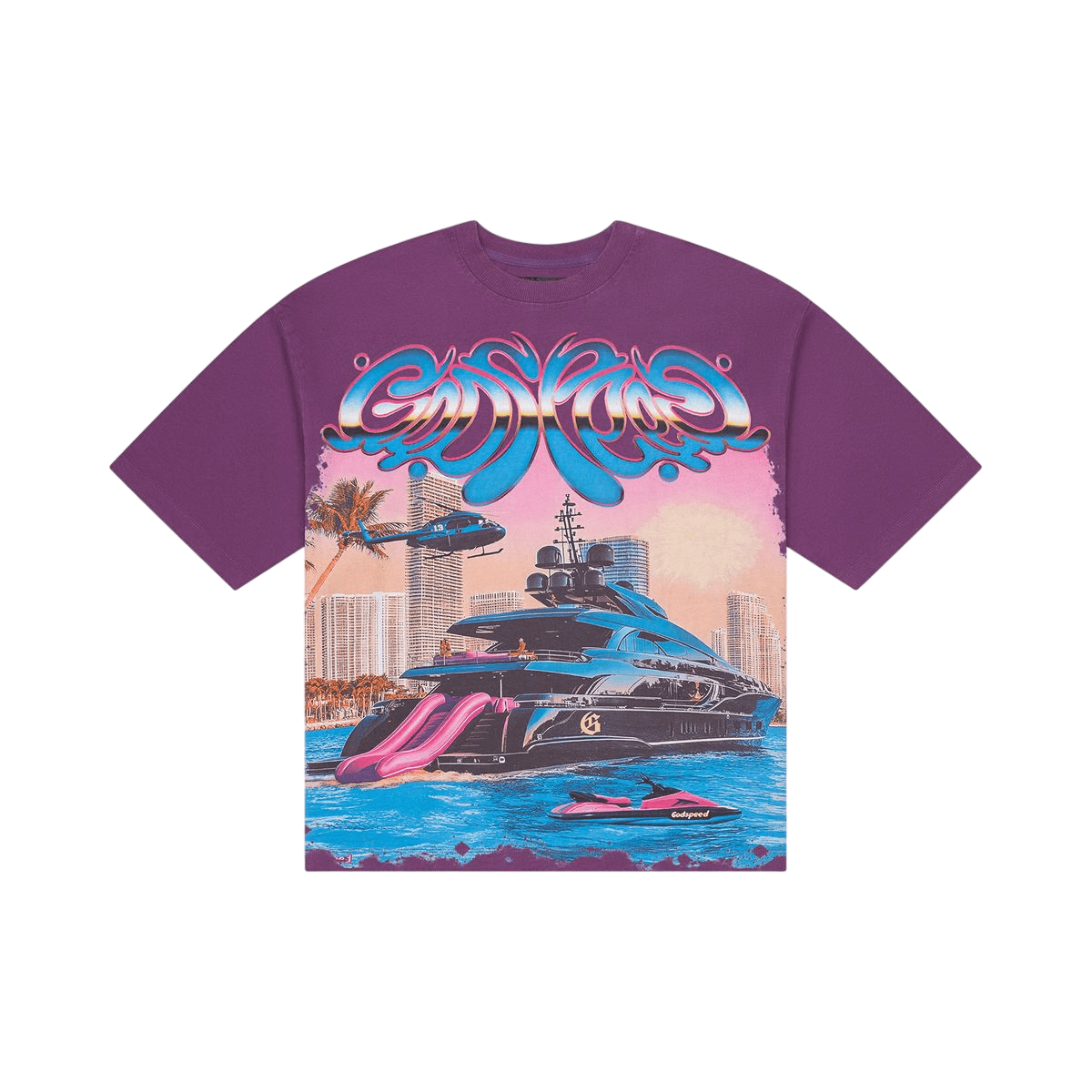 Godspeed Memento Vivere T-Shirt Grape - Lucid Soles